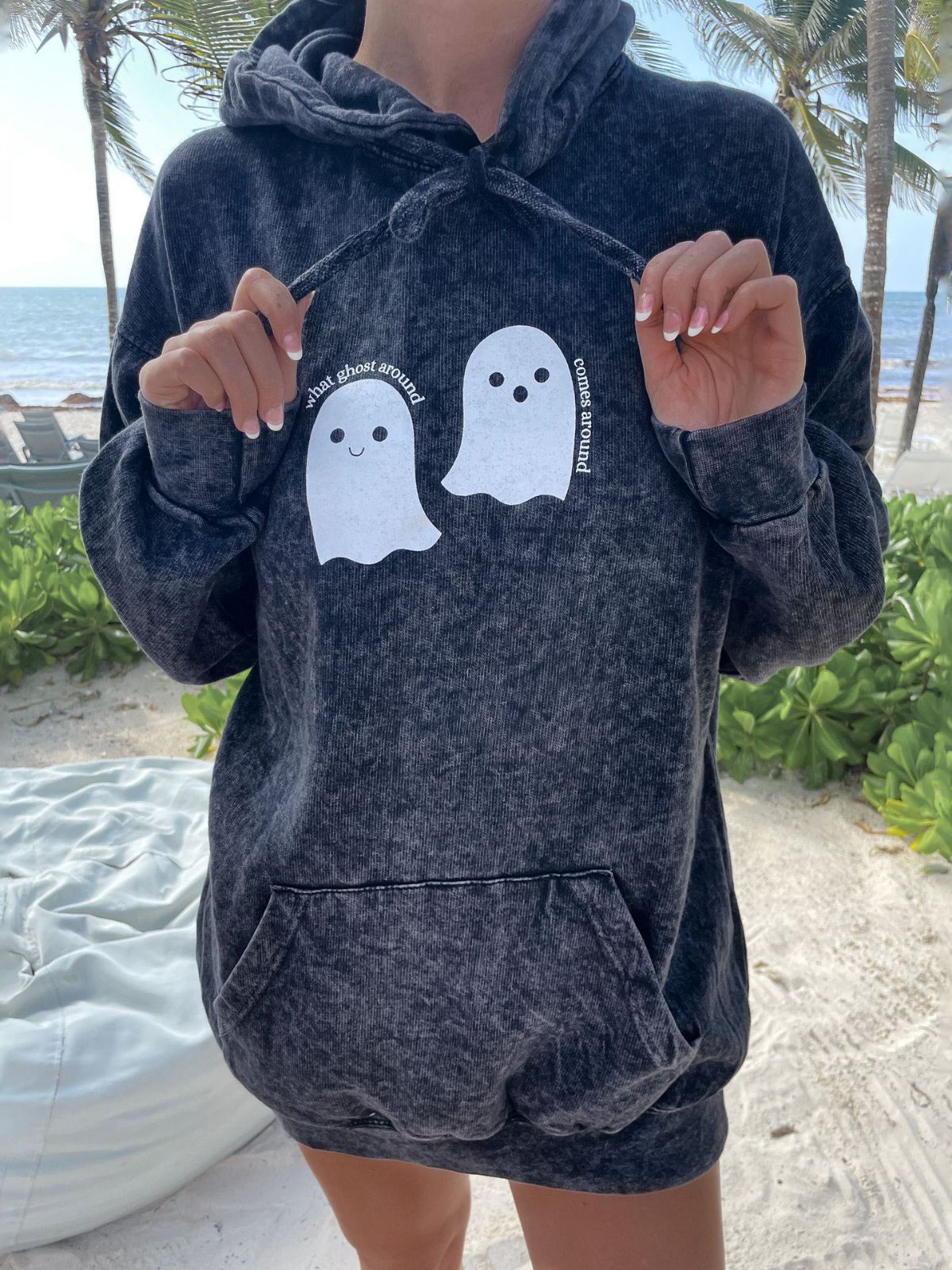 Women's Fashion Casual Letter Print Hoodie Sweater