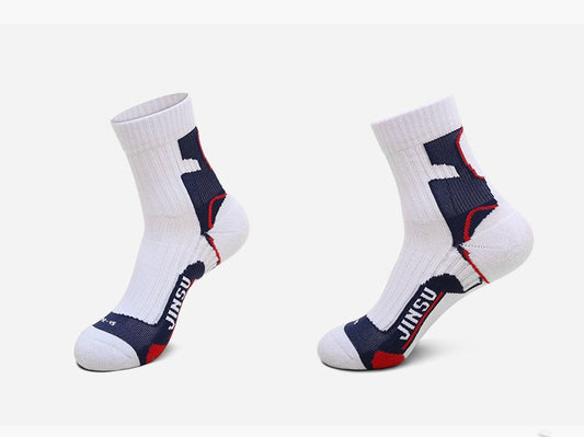 Combed cotton basketball socks
