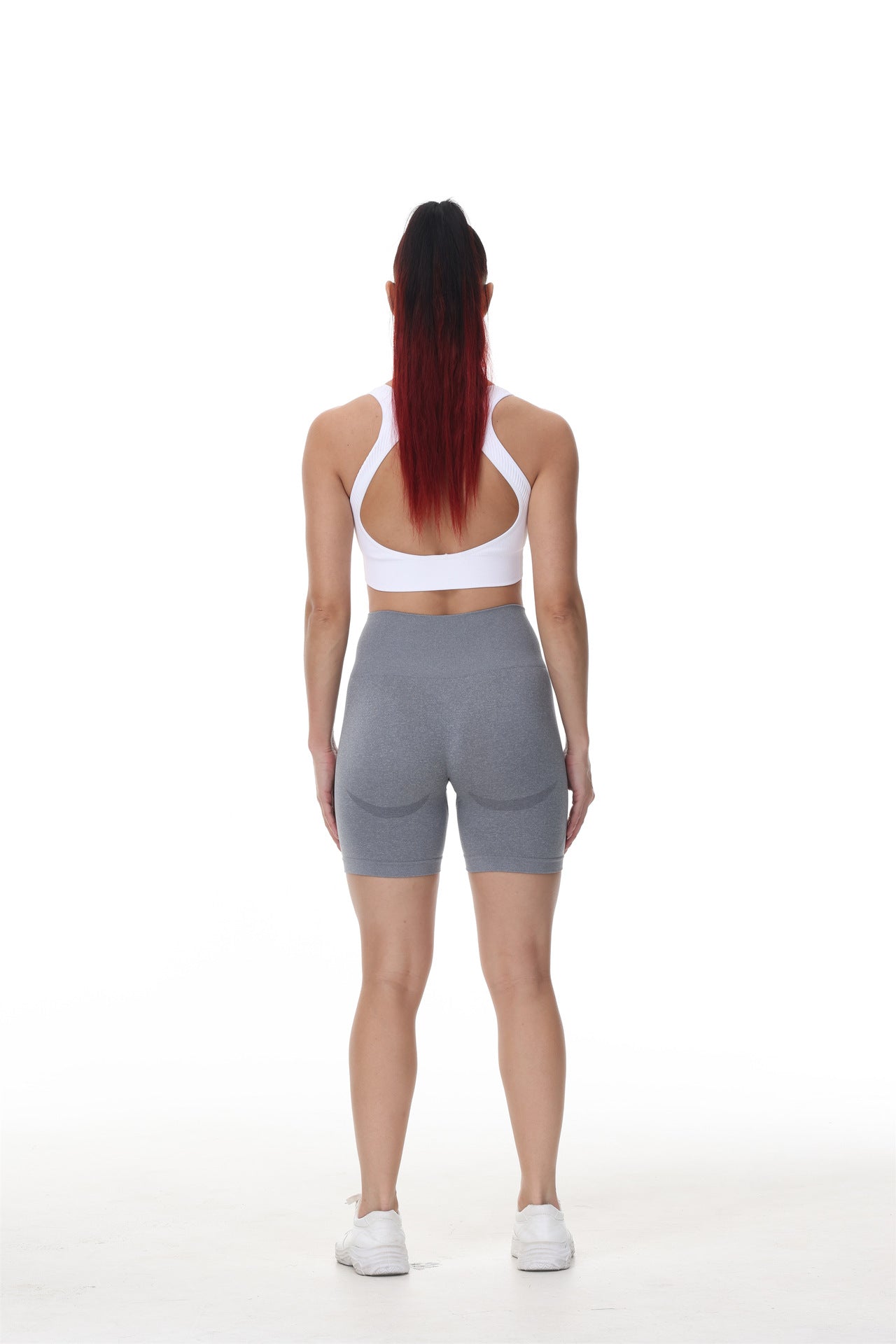 Side Crescent Fitness Three Point Yoga Shorts
