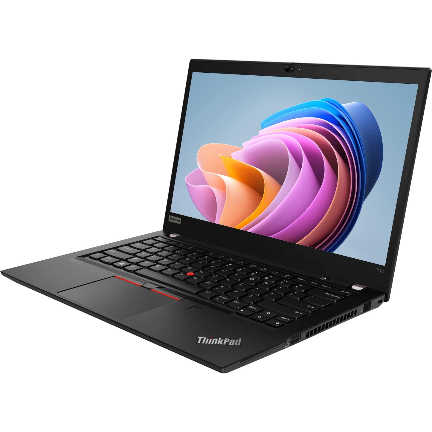 Lenovo Thinkpad T14 (Gen 1) bärbar dator, 14 tum HD (1366 x 768), Intel Core i5-10310, 1,7 GHz, 16 GB, 512 GB NVMe SSD, webbkamera, Windows 11 Pro, amerikanskt tangentbord (renoverat)
