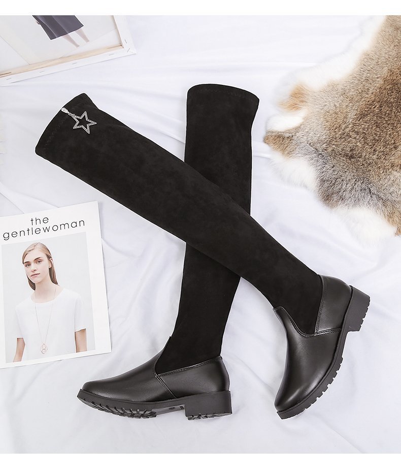Ladies Fashion Casual Platform Heel Boots