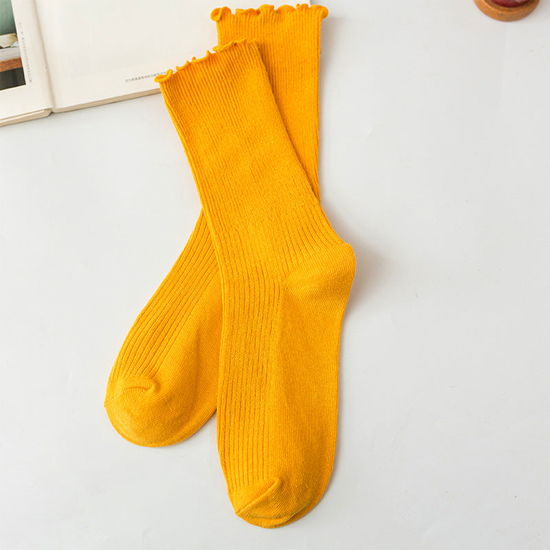 Japanese Autumn And Winter Cotton Socks Thin Section
