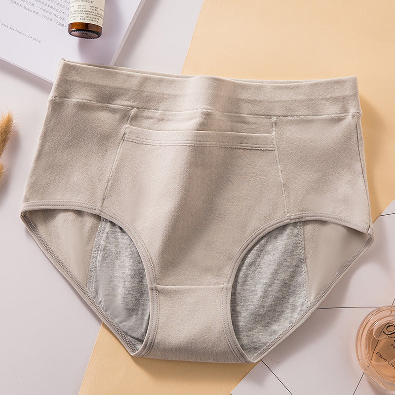 Women's high waist physiological underwear
