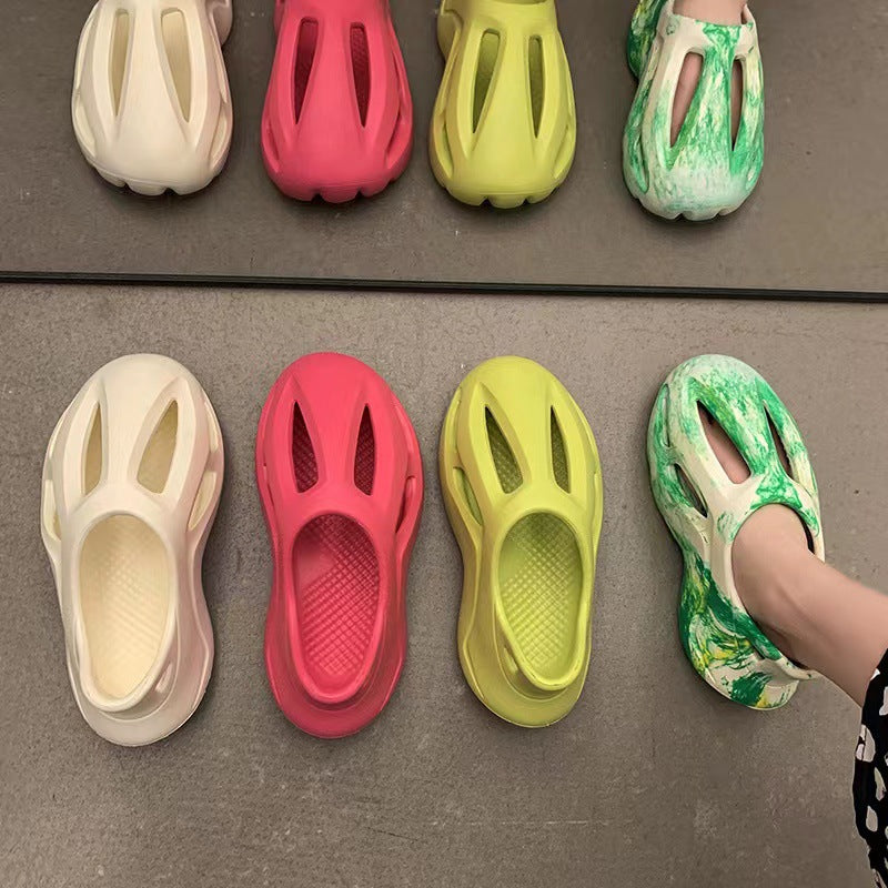Non-slip Sandals Closed Toe Trendy Beach Ins Trendy Couple EVA Sandals