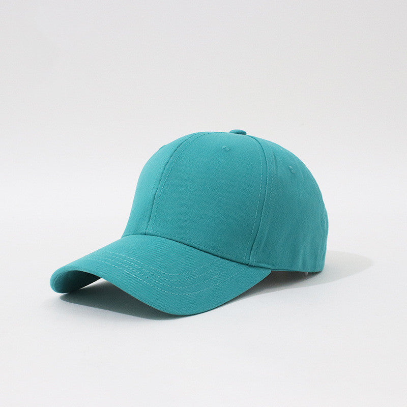 New Hard Top Solid Color Simple Fashion Household Baseball Hat