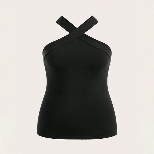 New Short Outerwear Sexy Off-shoulder Halter Top