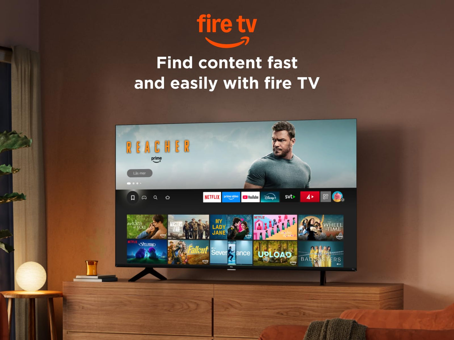 TCL 40” Full HD Smart QLED Direct LED SF560 with Fire TV, Voice Remote with Alexa
