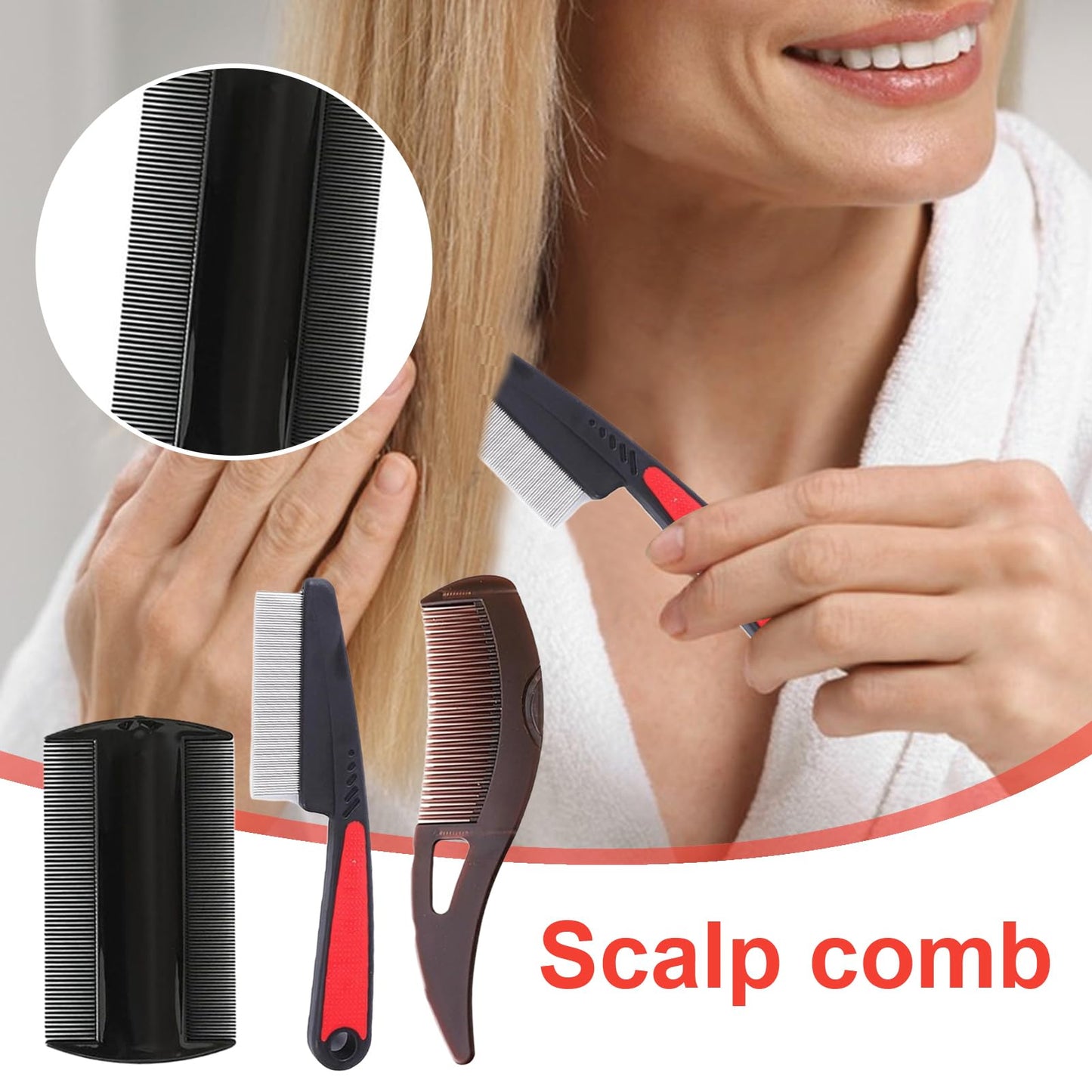 Hårskrubber för hårbotten, hårbotten Exfoliator Brush - Portable Scalp Brush Ergonomic Wide Tooth Comb - Massageverktyg och utrustning för bröllop, födelsedagar, årsdagar
