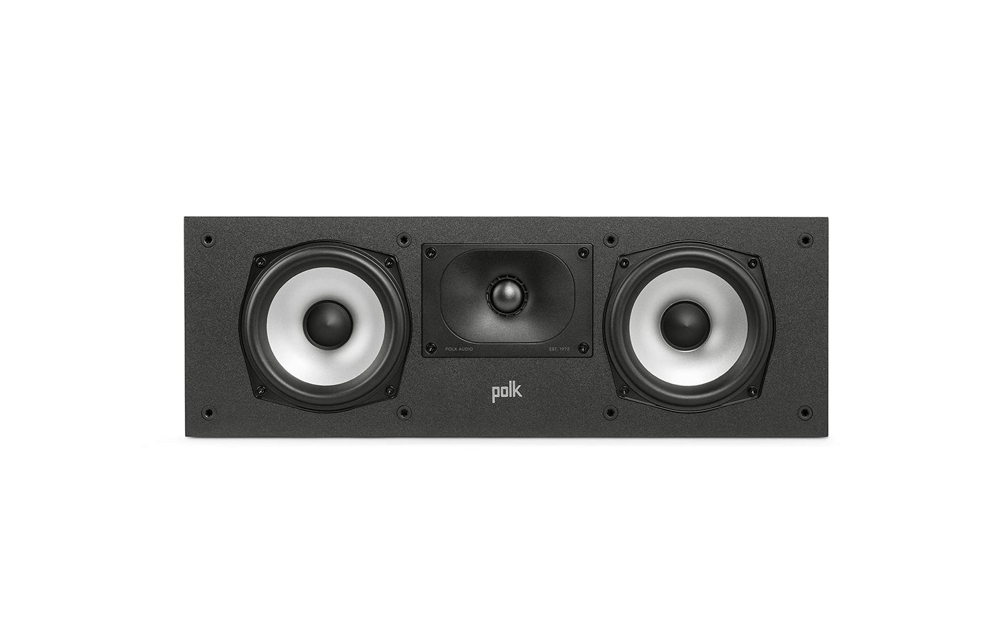 Polk Audio Monitor XT30, Centerhögtalare, Hi-Res-certifierad, kompatibel med Dolby Atmos och DTS:X (styck), svart