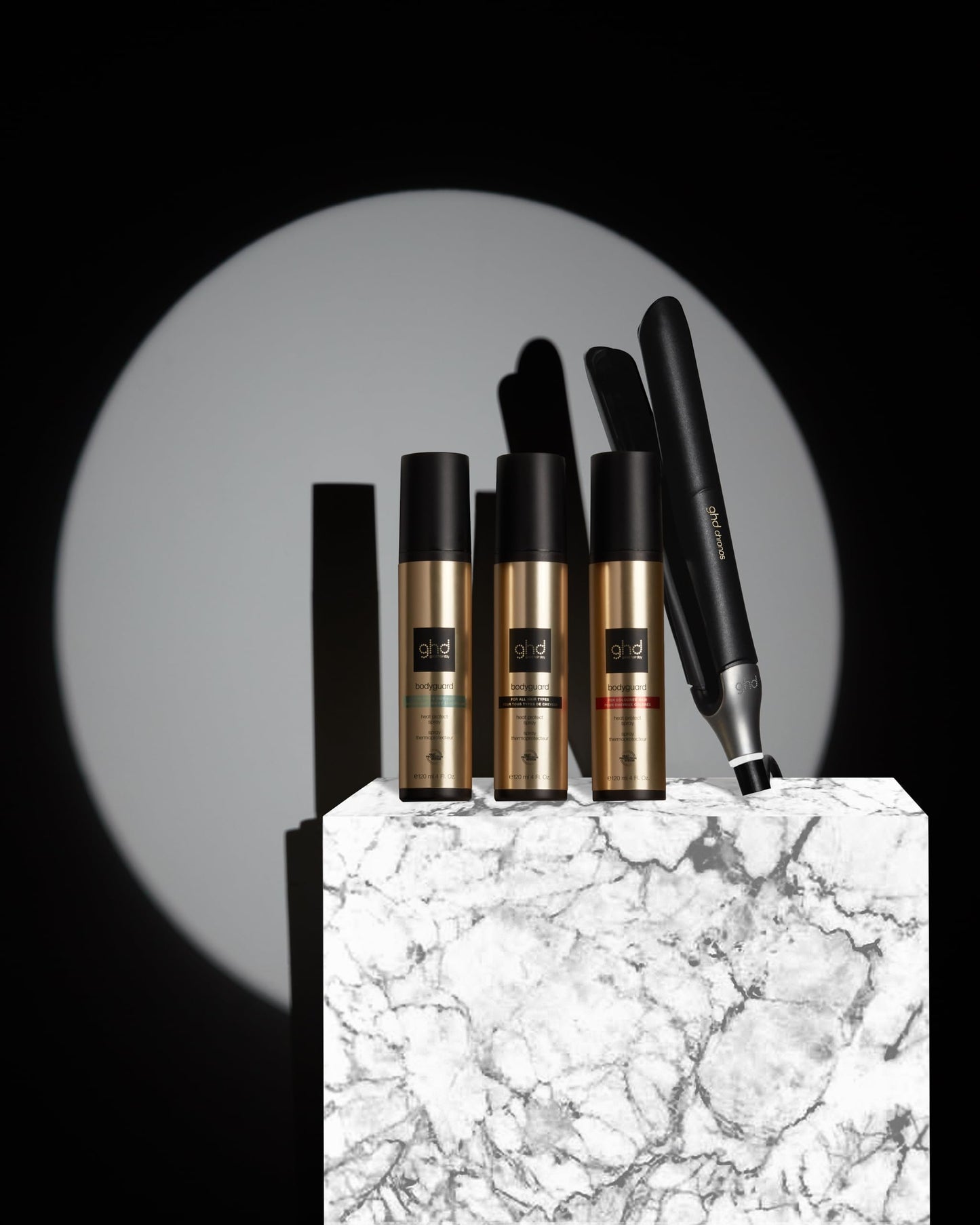 ghd bodyguard värmeskyddsspray – osynligt & lätt värmeskydd, skyddande vårdande ingredienser, slätt och följsamt finish – för alla hårtyper