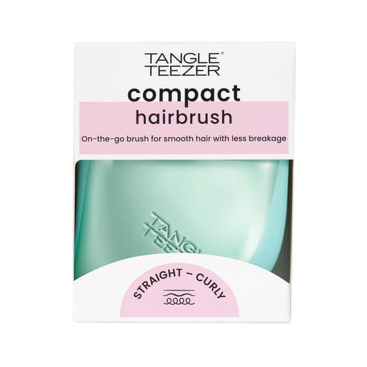 TANGLE TEEZER Compact Styler Detangling Hairbrush - Teal Matte Chrome