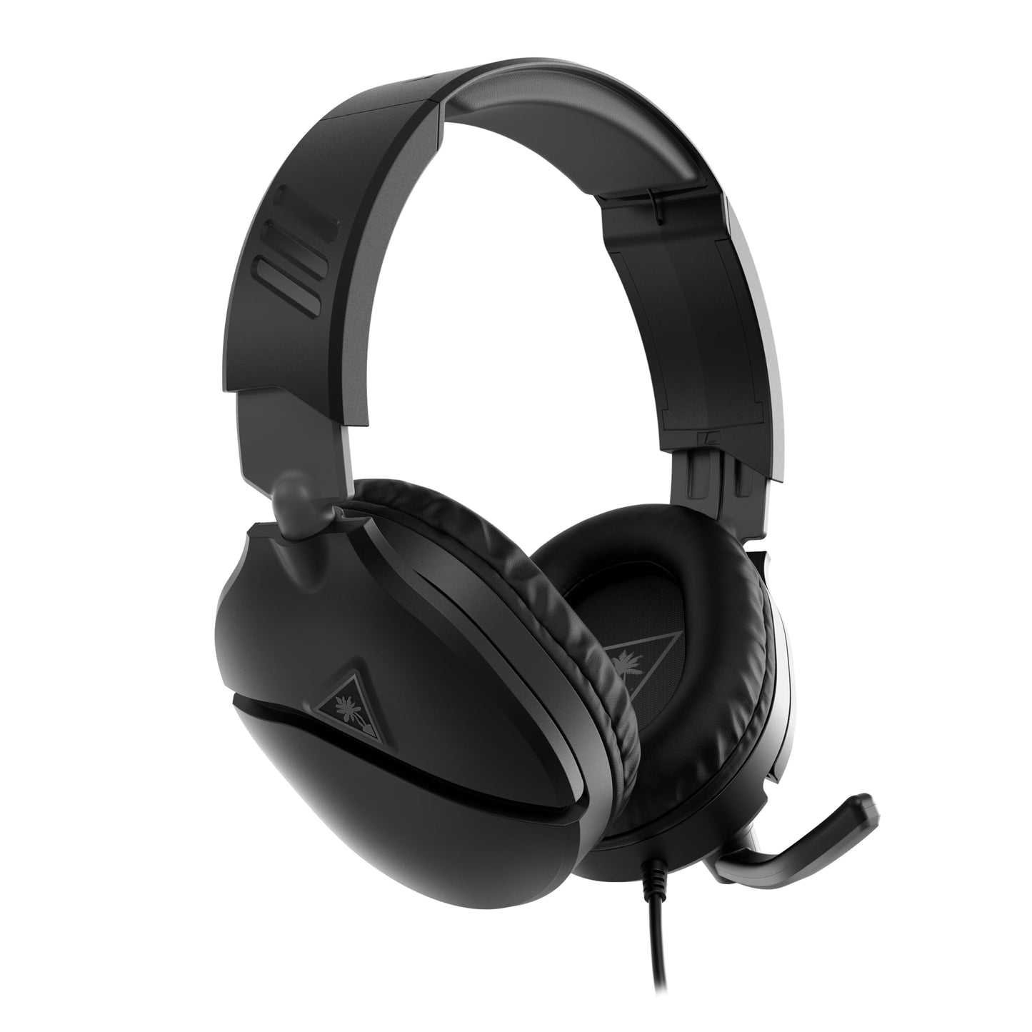 Turtle Beach Gaming Headset, ultralätt, 230 g (8,1 uns), anti-trötthet, inkluderar mikrofon, hörlurar, Xbox PS5, PS4-switch, smartphone, trådbunden 3,5 mm, flip mute, Recon 70 x 2024, svart