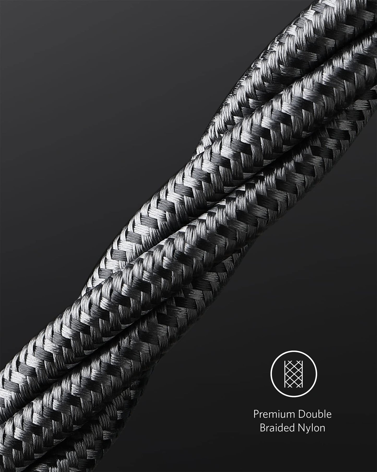 Anker USB C till USB C-kabel, 100W 333 2-pack snabbladdningskablar för iPhone 16/16Pro/16Plus/16ProMax MacBook Pro 2020, iPad Air 4/Pro 2020, Samsung Galaxy S23+/S23 och andra (0,9m+0,9m)