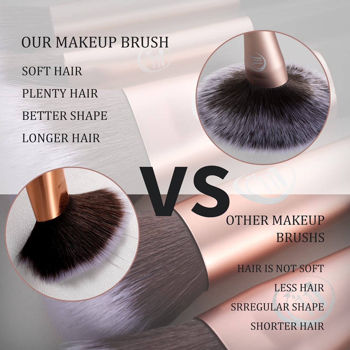 Black Makeup Brushes and Makeup Sponges 18Pcs Makeup Tool Set Makeup Brushes Set Natural Synthetic Eye Shadow Foundation Make-Up Facial Mixed Powder Blusher Concealer Eye Makeup Brush Set