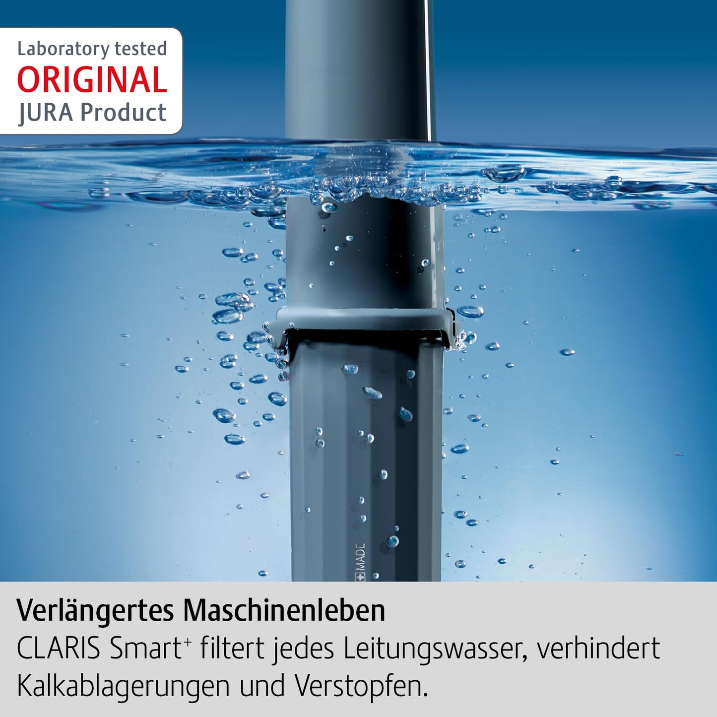 Jura 24233 Claris Smart+ filterpatron set med 3, plast, grå