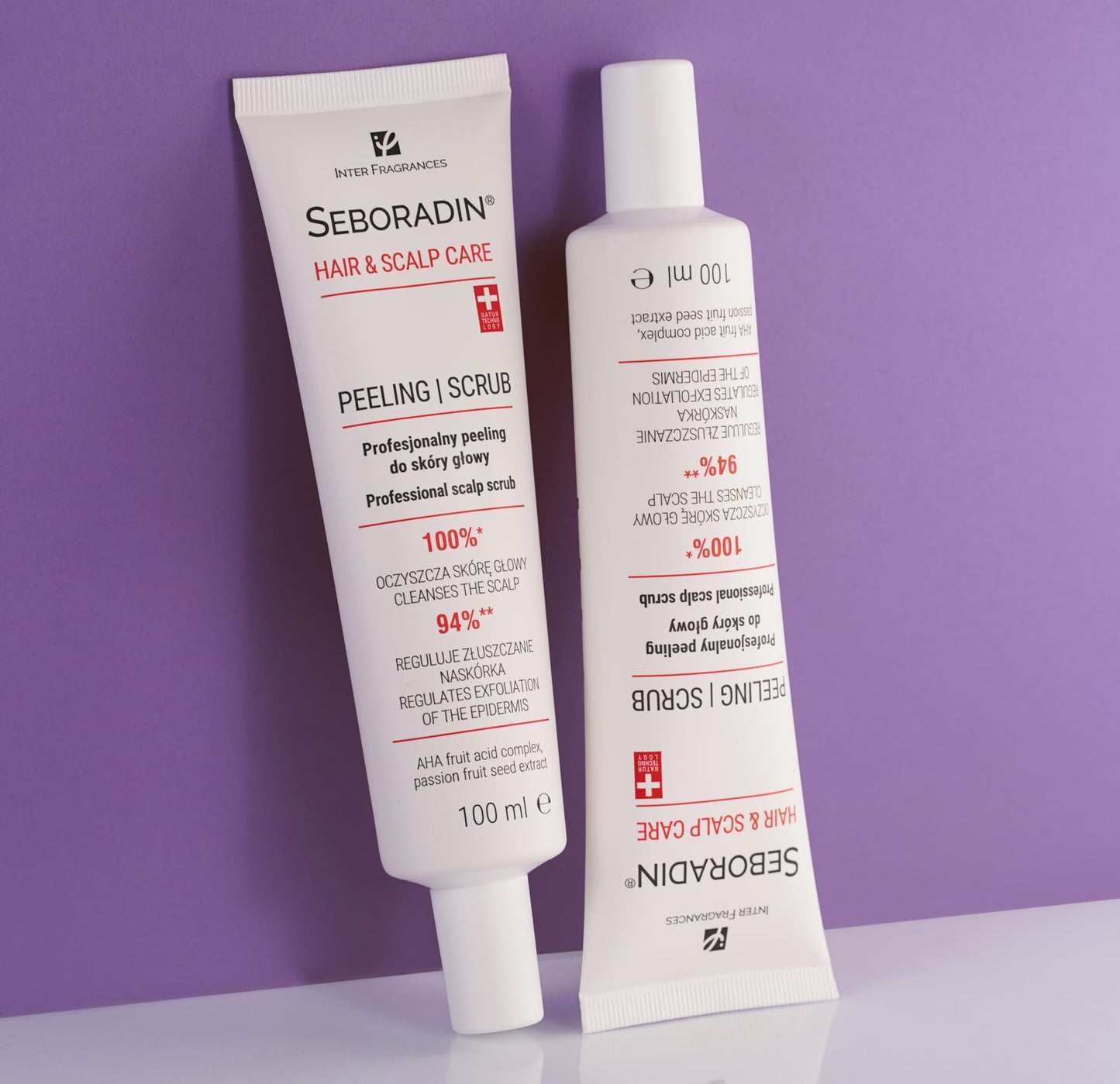Seboradin Enzymatisk Peeling Hårskrubb Hudskrubb Skalning Fruktsyra För Svagt Och Känsligt Fet Hår Exfolierande Behandling För Huden 100 ml