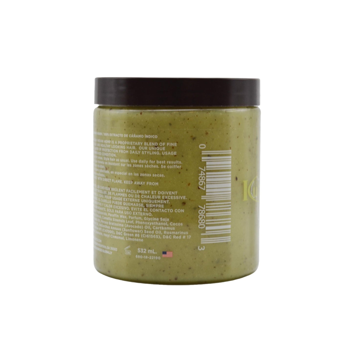 kuza 100% Indiase hennep haar- en hoofdhuidbehandeling 18 oz