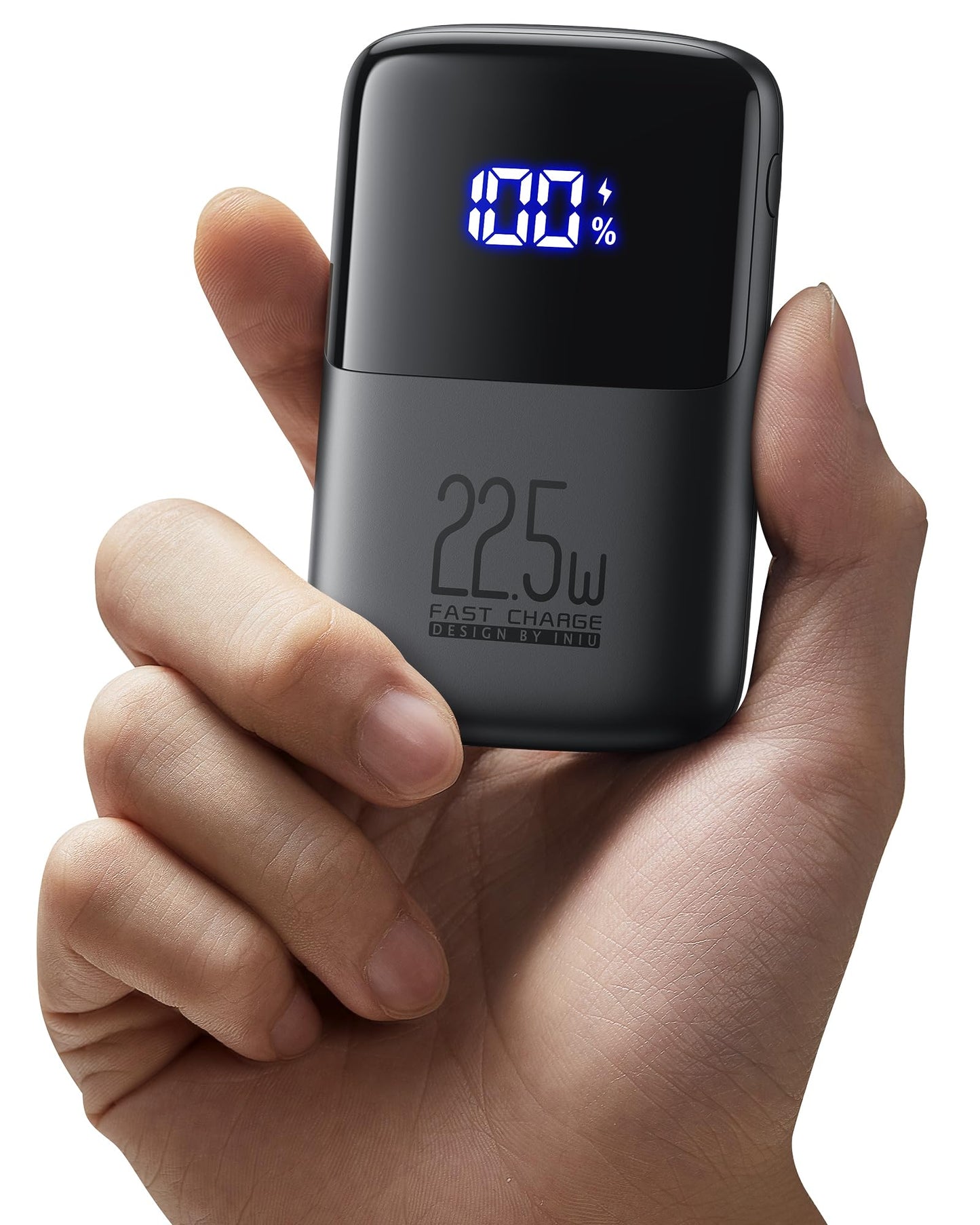 INIU 10000mAh Mini Power Bank, 22,5W PD3.0 QC4.0 Snabbladdning Extern Batteri, USB C in&out Bärbar Laddare för iPhone 16 15 14 13 12 Pro Max iPad Air 6 Mini 5 Samsung Galaxy S24 S23 S22 Pixel Xiaomi