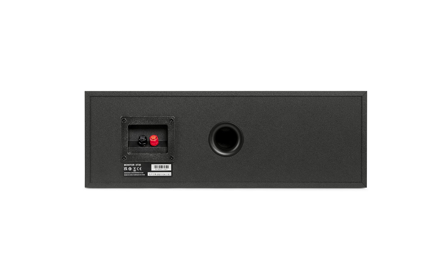 Polk Audio Monitor XT30, Centerhögtalare, Hi-Res-certifierad, kompatibel med Dolby Atmos och DTS:X (styck), svart