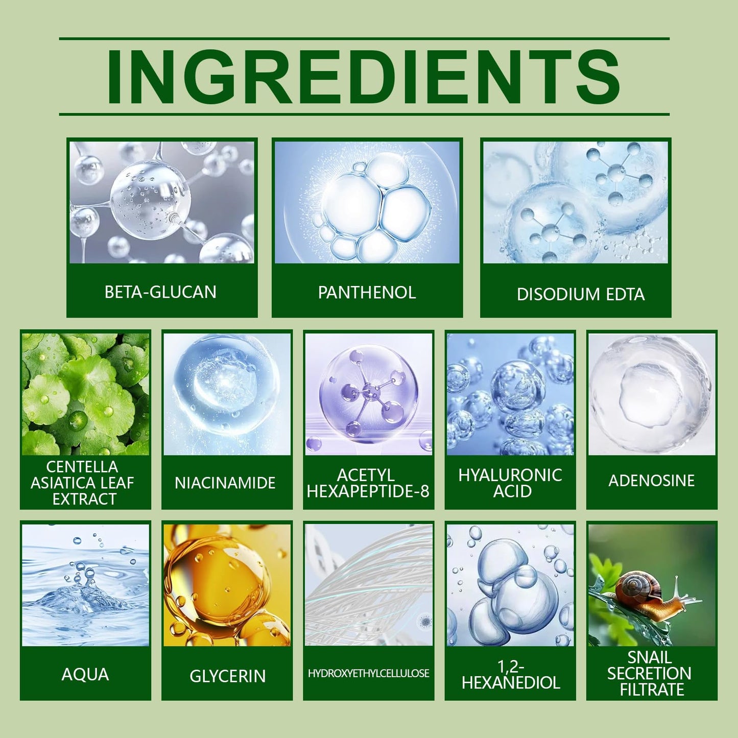 Toning och uppljusande ansiktspads - 100 st, toning polish pads med snigelmumin, Centella Asiatica, niacinamid och peptider - för torr, glåmig och åldrande hud (1)