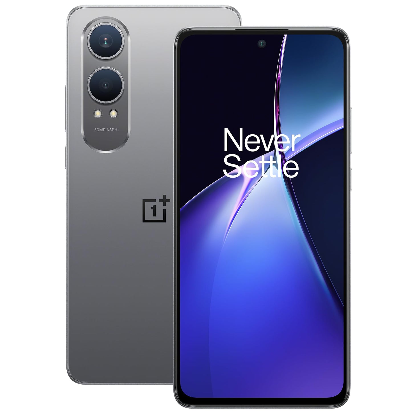 OnePlus Nord CE 4 Lite 5G 8GB RAM 256GB Lagring SIM-fri Smartphone med 50MP Dubbelkamera - 2 Super Silver