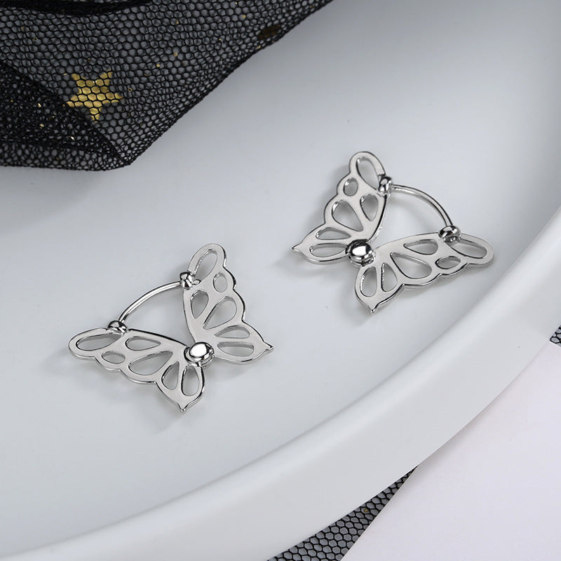 Design Hollow Butterfly Ear Buckle Female