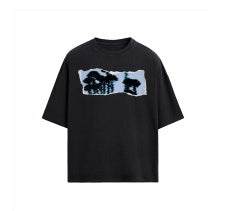 Summer Loose Short Sleeves T-shirt Men's And Women's Round Neck