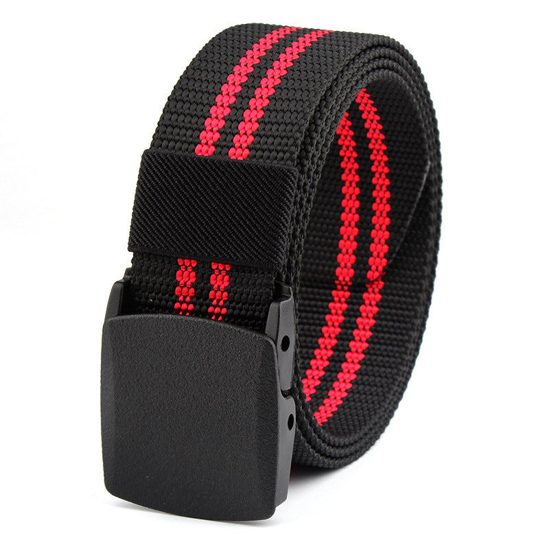 Metal-free Hypoallergenic Belt Nylon Canvas