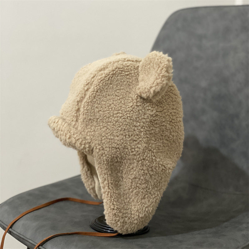 Cute Bear Ears Warm Lei Feng Hat