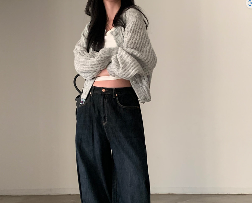 Retro Løs Stil Sweaterjakke Vinter til Kvinder