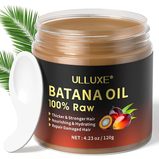 Batanneolja för hårväxt, 100 % naturlig potansolja, oraffinerad potansolja förbättrar hårets tjocklek, reparerar skadat hår och förhindrar håravfall