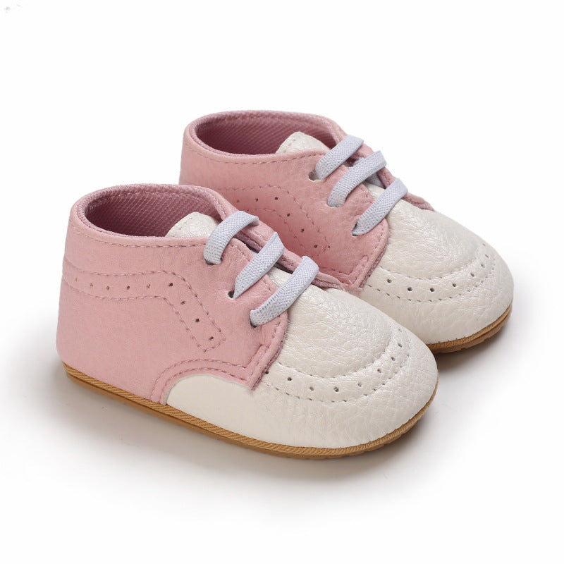 Spring And Autumn Baby And Infant Soft Rubber Sole Slide Proof And Anti-drop Toddler Shoes