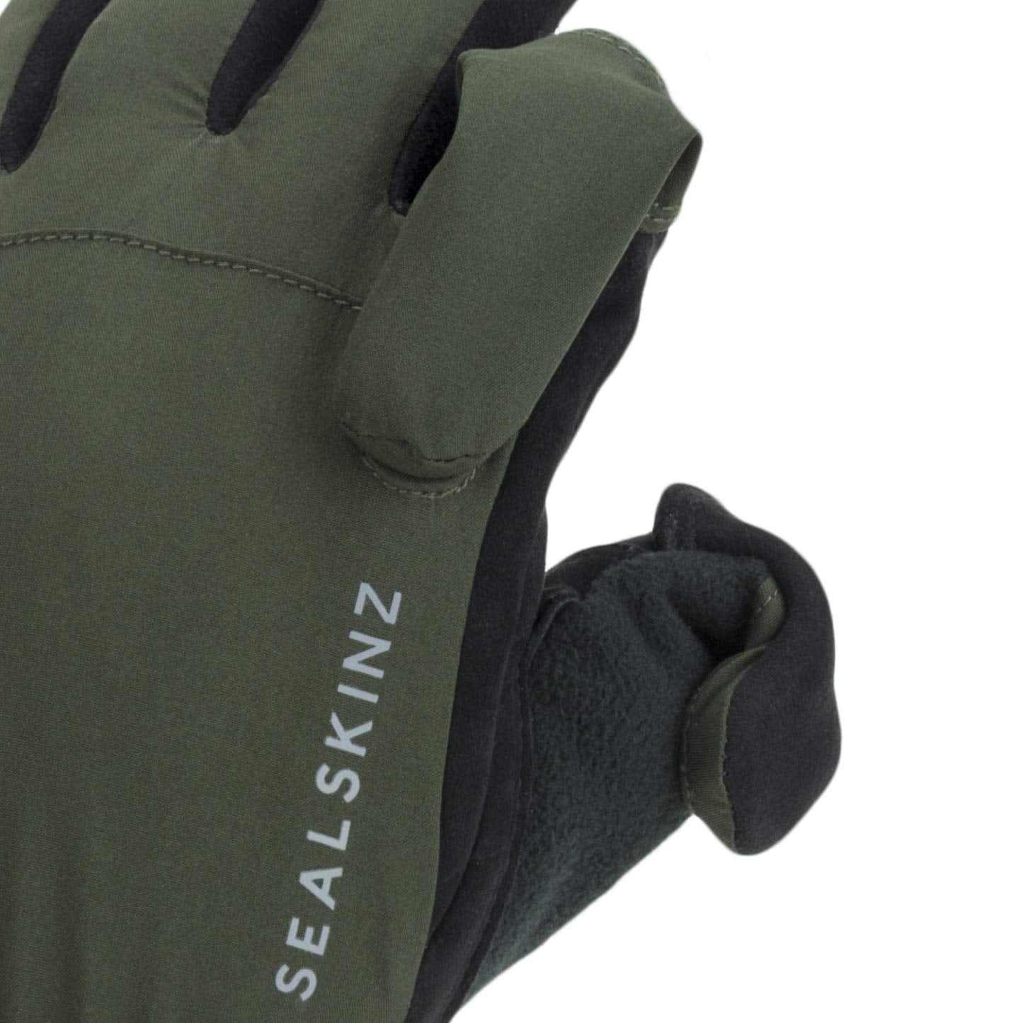 Sealskinz Stanford Vattentät Sporthandske Med Foder För Alla Väder, Olivgrön/Svart, L
