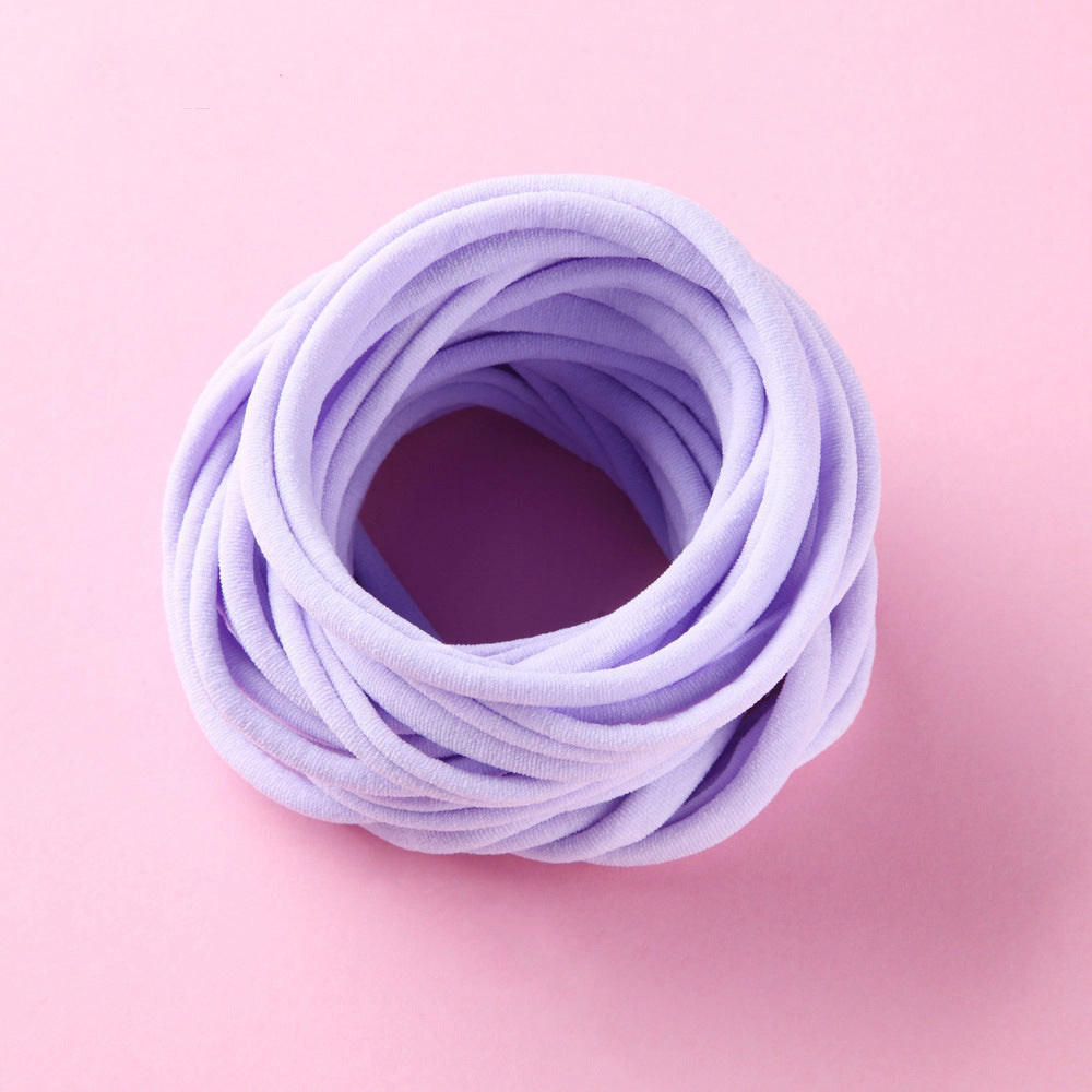 European And American INS Seamless Nylon Fine Hair Band Children's Hair Ring Handmade DIY Baby Headband