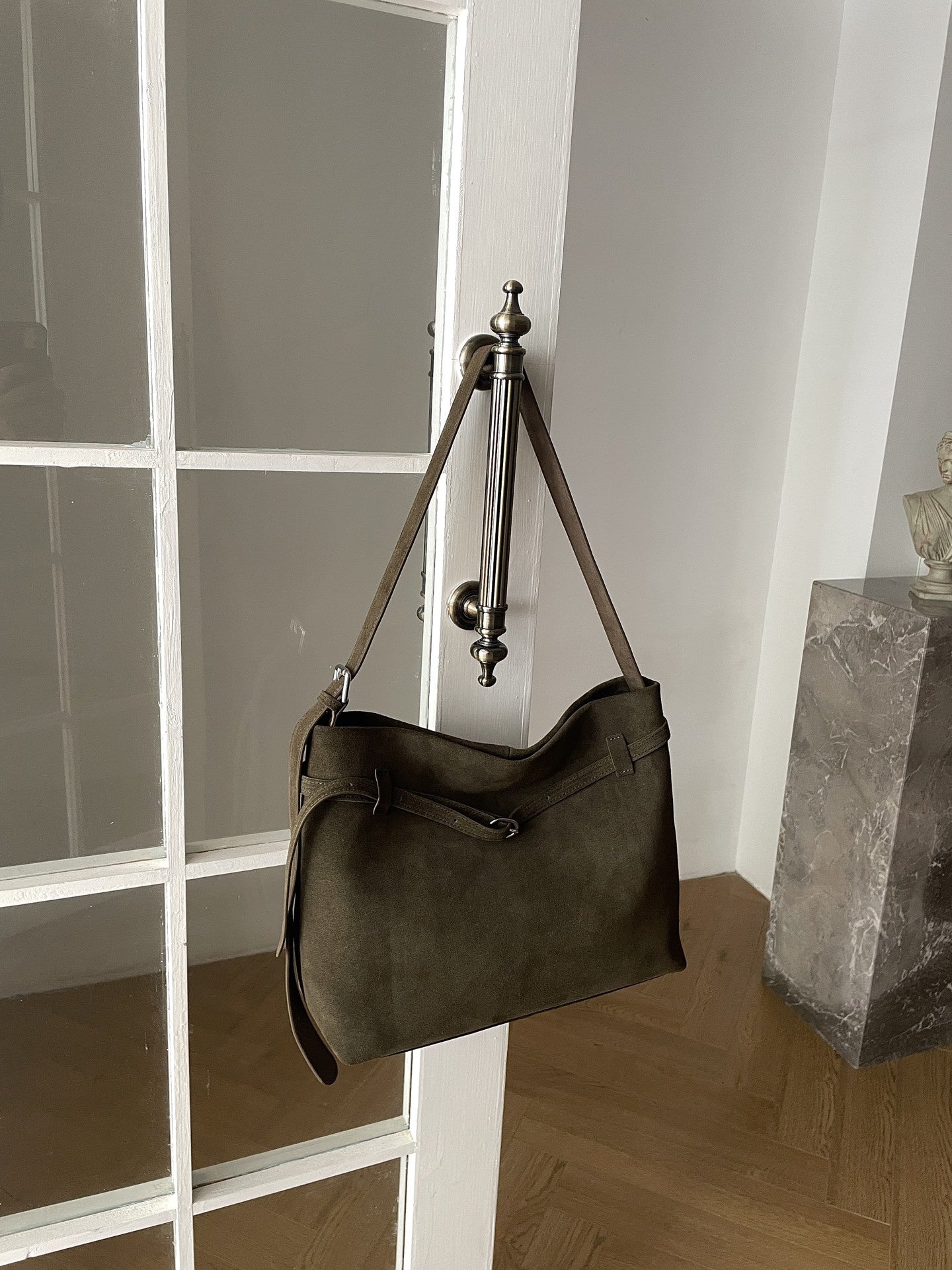 Retro Matte Large Capacity Tote Shoulder Bag