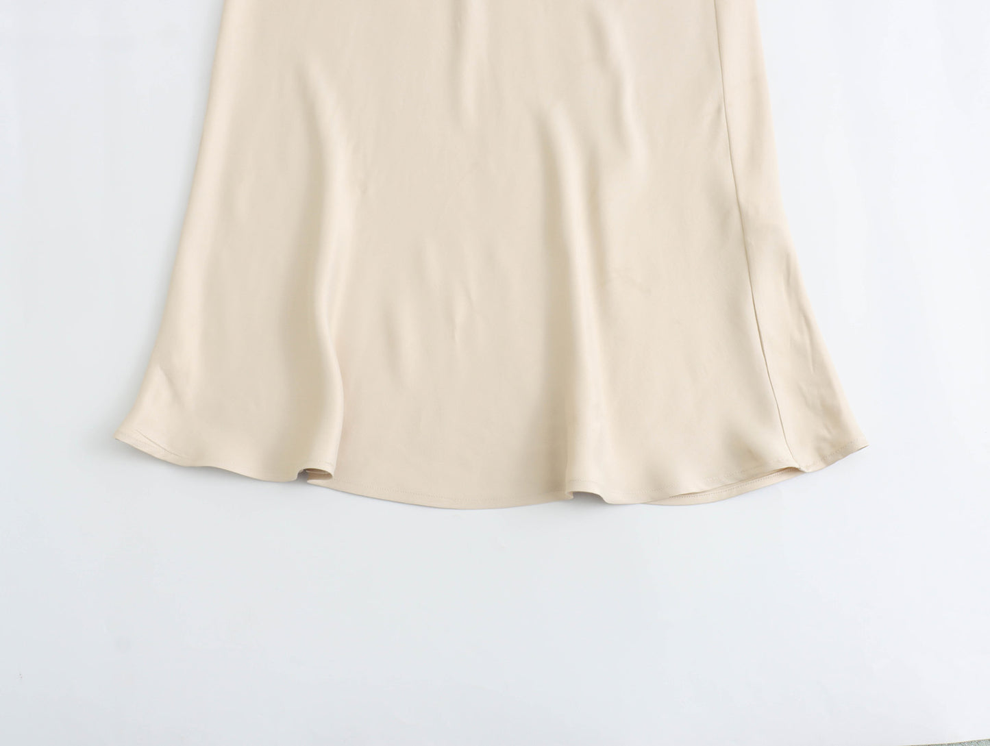 Women's Silk Satin Lace Dress