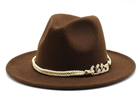 Women's Autumn And Winter British Style Jazz Hat