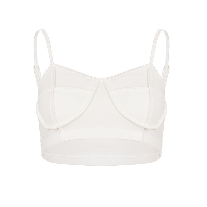 Two-piece Set Featuring A Sculptural, Strapless, Form-fitting Flared Pantsuit