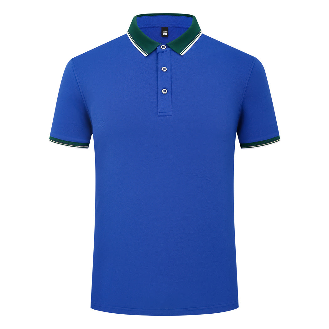 Elastic Fiber Di Skin Cotton Polo Shirt Color Matching