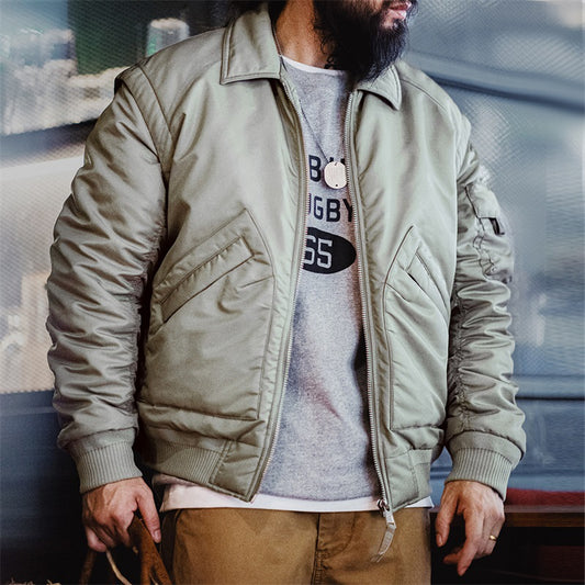 Men's Fashion American Retro Bomber Jacket