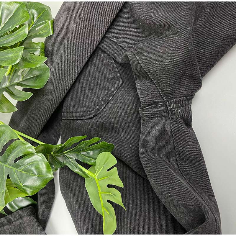 Women's Slit Mopping Vintage Loose High Waist Jeans