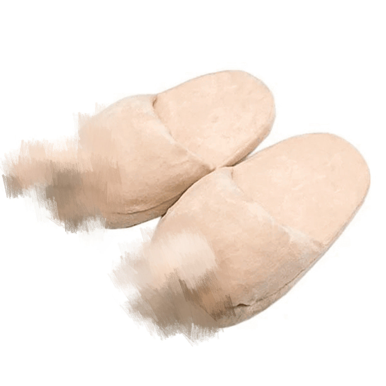 Creative Funny Style Cotton Slippers Plush Flat Bottom