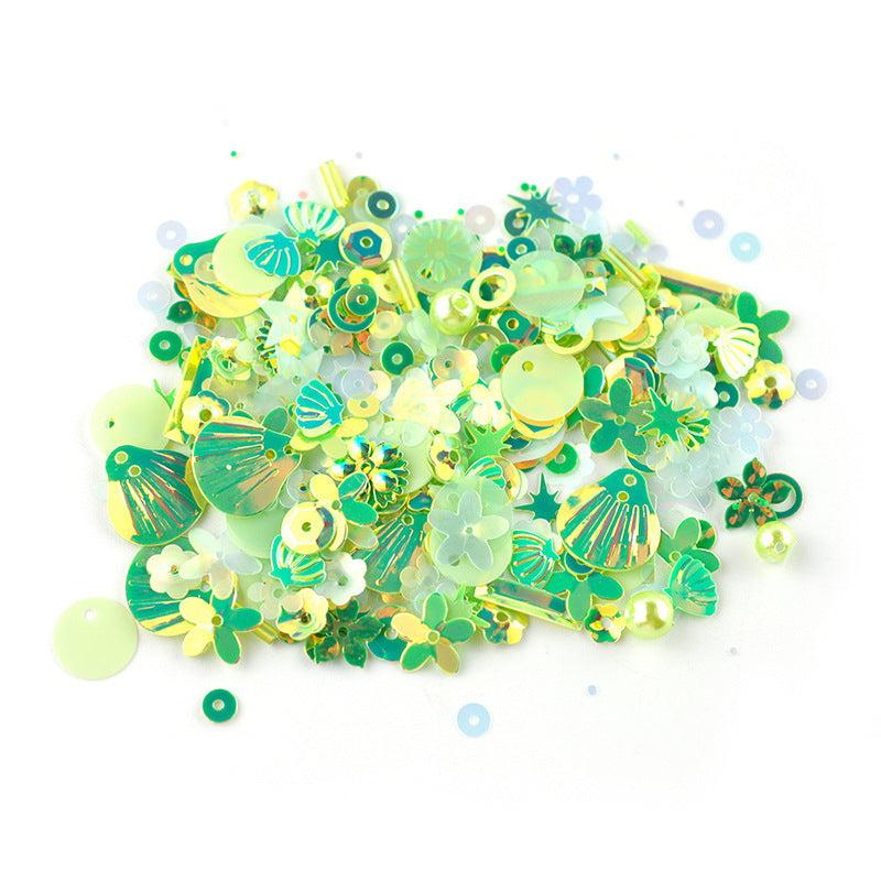 DIY Pearl Sequins Mixed Epoxy Filler
