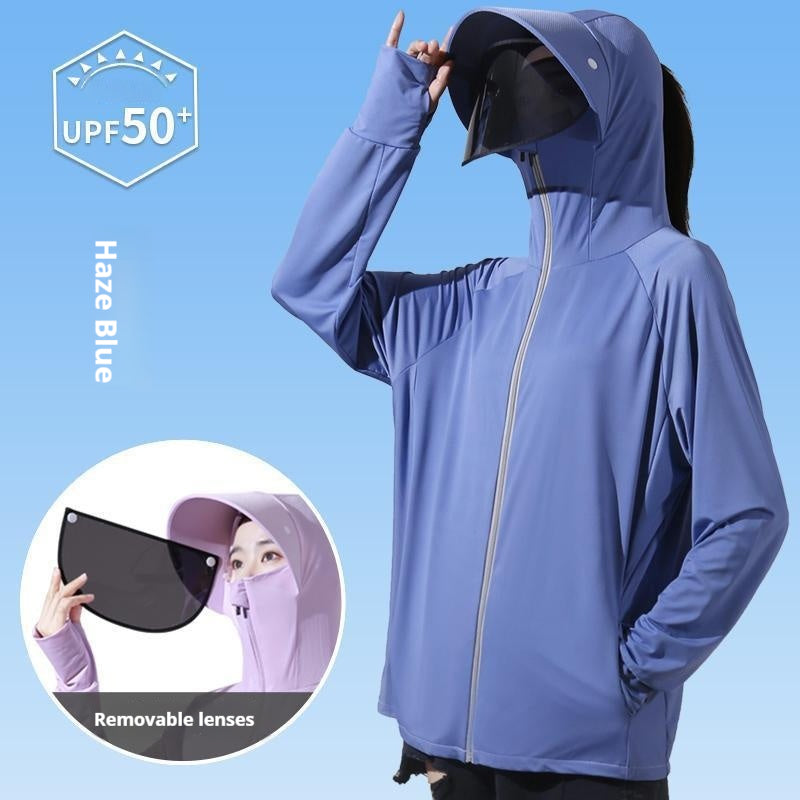 Women's Sun Protection Thin Breathable Hood Coat