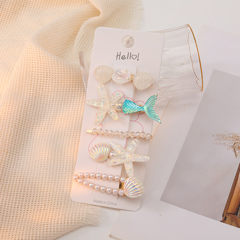 Children's Creative Starfish Shell Hairpin