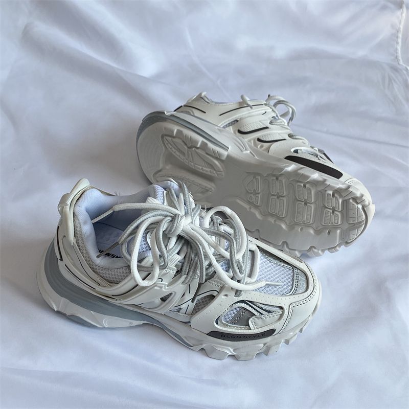 Mens Retro, Minimalist, Versatile Chunky-soled Sneakers