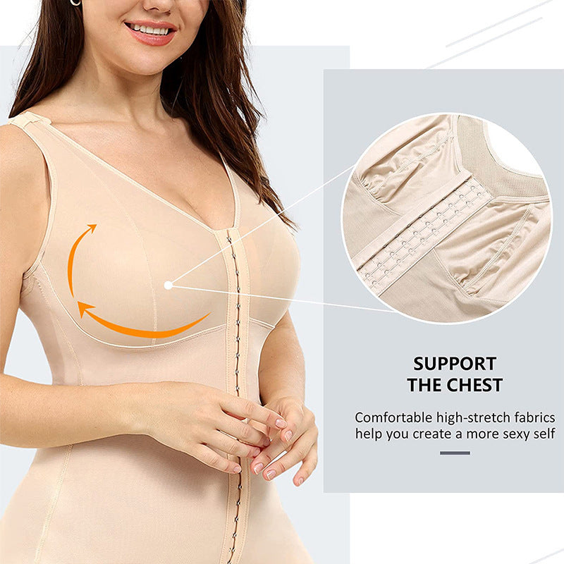 One Piece Zipper Shaping Pants