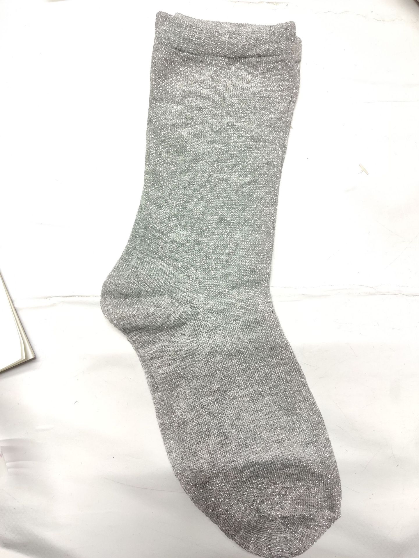 Women's Solid Color Thin Breathable Japanese Lurex Socks