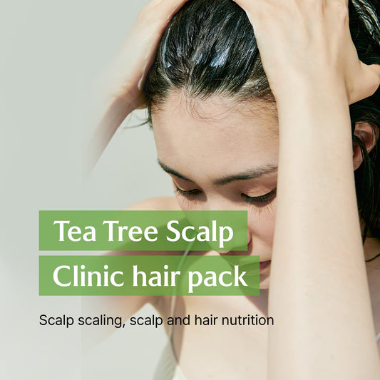LA'DOR Tea Tree Scalp Clinic Hair Pack 200 ml – kylande uppfriskande hårbottenhår tea tree snigelslime grönt te extrakt hårbottenbehandling lindrar torr hårbotten böjer mjäll
