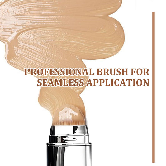 Korean Blanc White Color Changing Foundation Stick, Medazy Cover Cream Stick V Med Avtagbar Borste, Vit Färgförändrande Foundation För Alla Hudtyper(02)